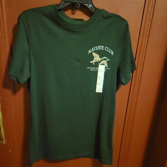 Goodfellow & Co. Men's White and Green Graphic T-shirt SZ S - Picture 4 of 13